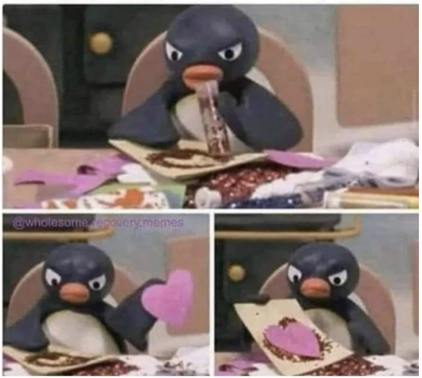 Live reenactment of a student trying to keep track of their references by hand